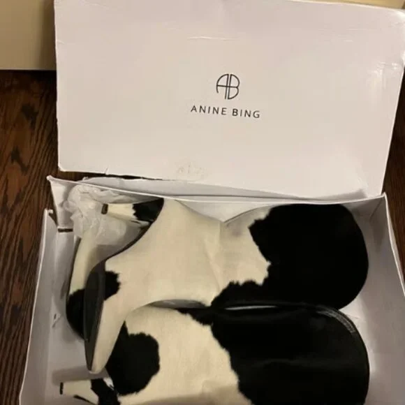 Anine Bing Mid-Calf Western Boots - Picture 4 of 9